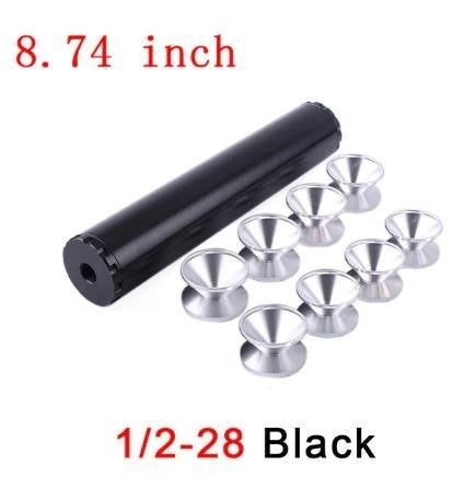 8.74 Inch Black 5/8-24 OR 1/2-28 Automotive Fuel Filter