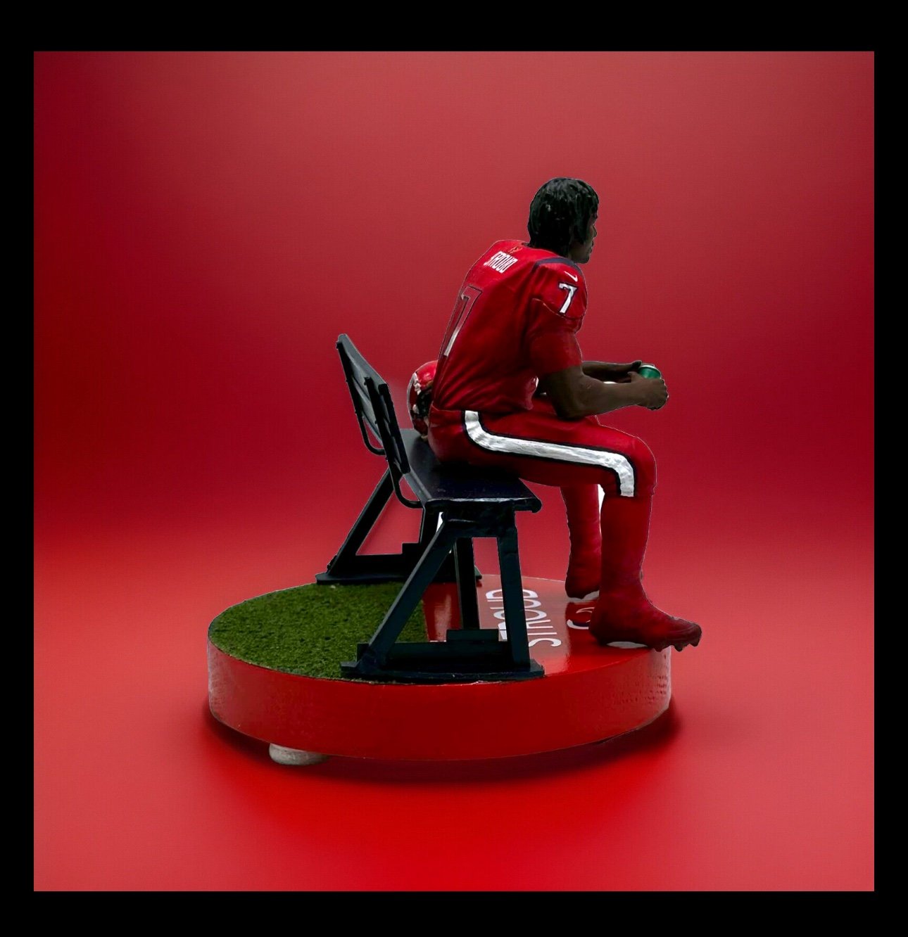 Custom CJ Stroud Six Inch McFarlane With Custom Base and Display Case ‘23 OROY