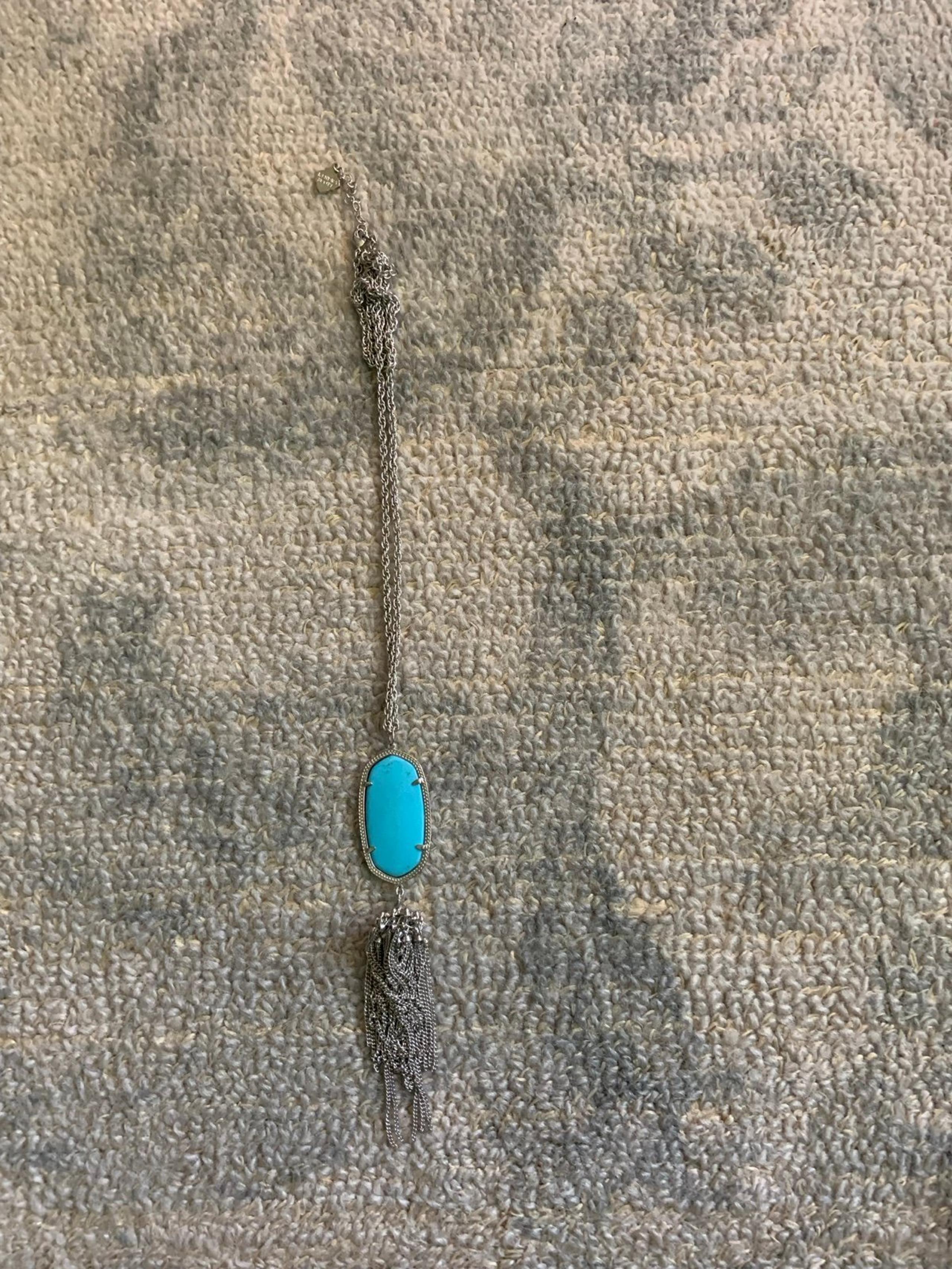Kendra Scott Rayne Turquoise long necklace