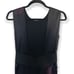 Lanvin flower silk printed 3D flower open back midi dress