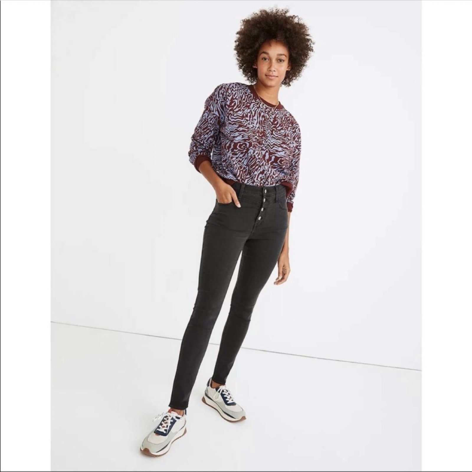 Madewell 10” High Rise Roadtripper Jeans in Warren Wash: Button Front Yoke 25