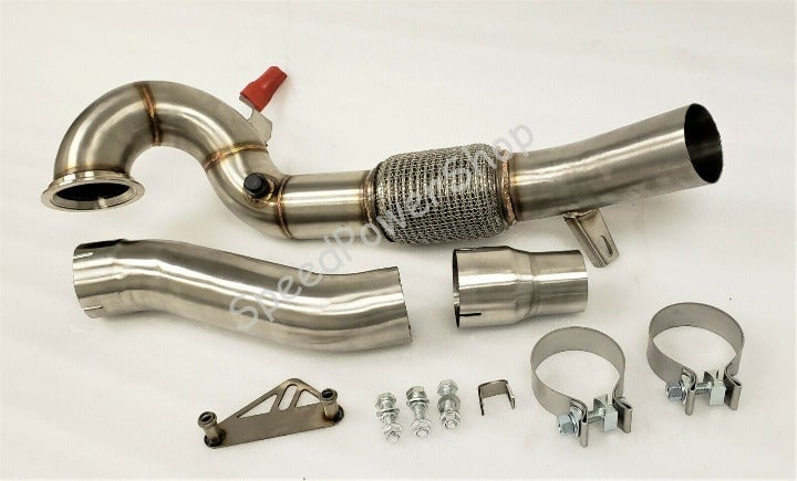 3″ Catless Downpipe For VW GOLF GTI GLI MK7 MK7.5 Gen3 Audi A3 TT 1.8T 2.0T