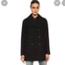 RAG & BONE Nella Double-Breasted Wool Pea Coat Size 2