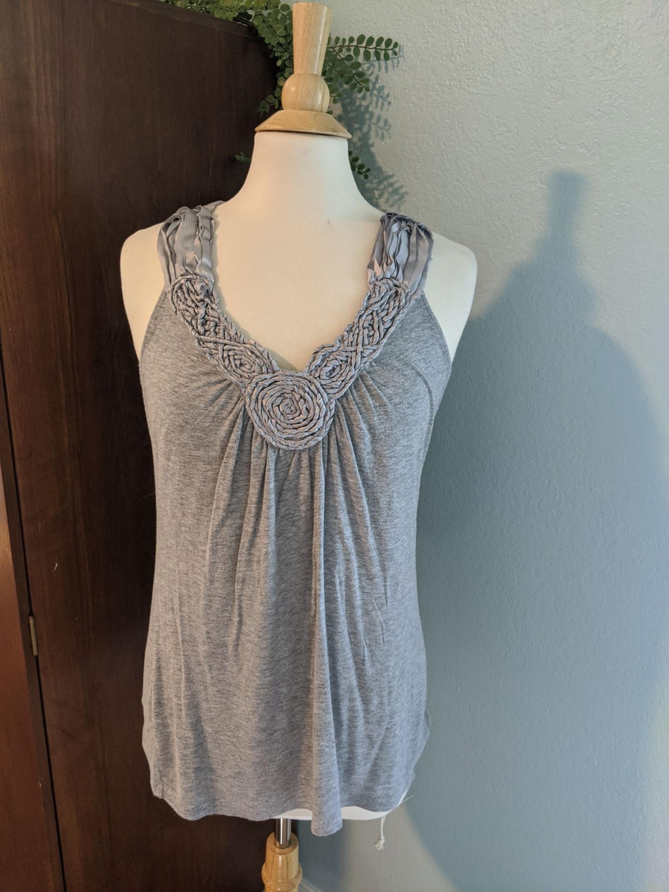 Olivia Moon gray tank top