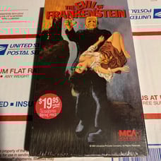 The Evil of Frankenstein VHS Sealed NEW Peter Cushing 1987 MCA Watermarks