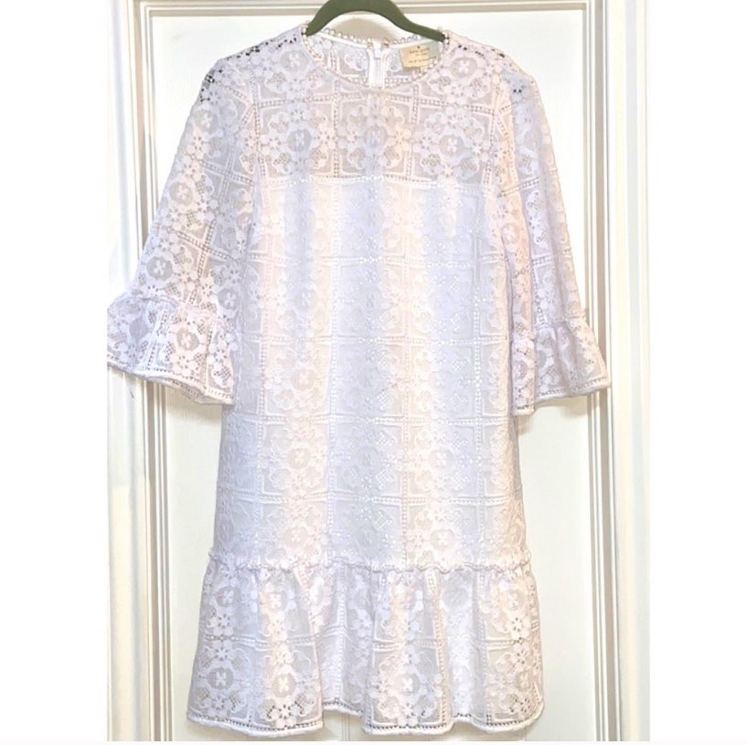Kate Spade white midi dresses
