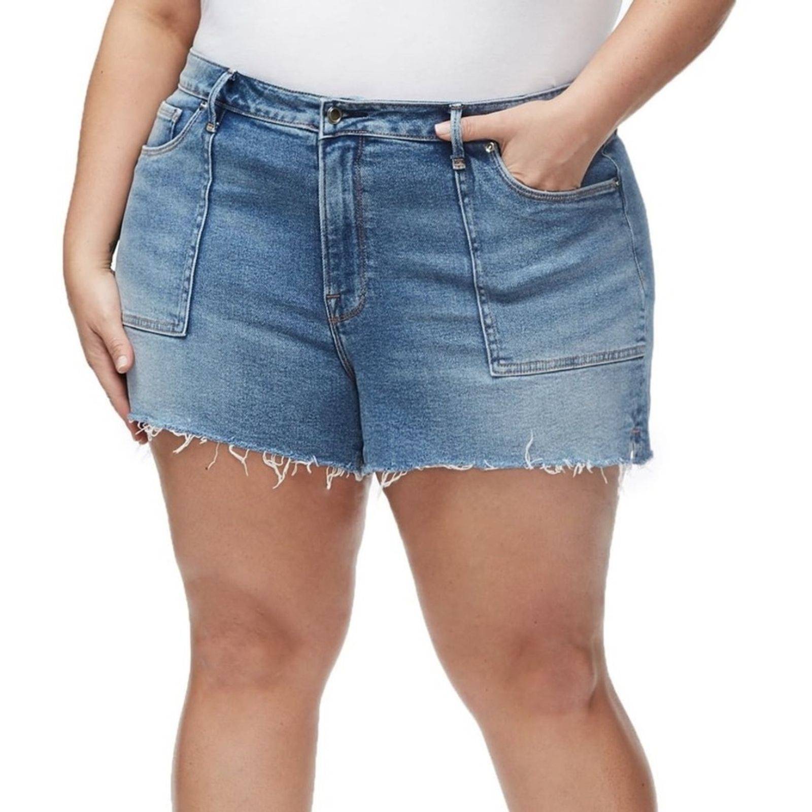 Good American Hi-Waisted Shorts NWT 20