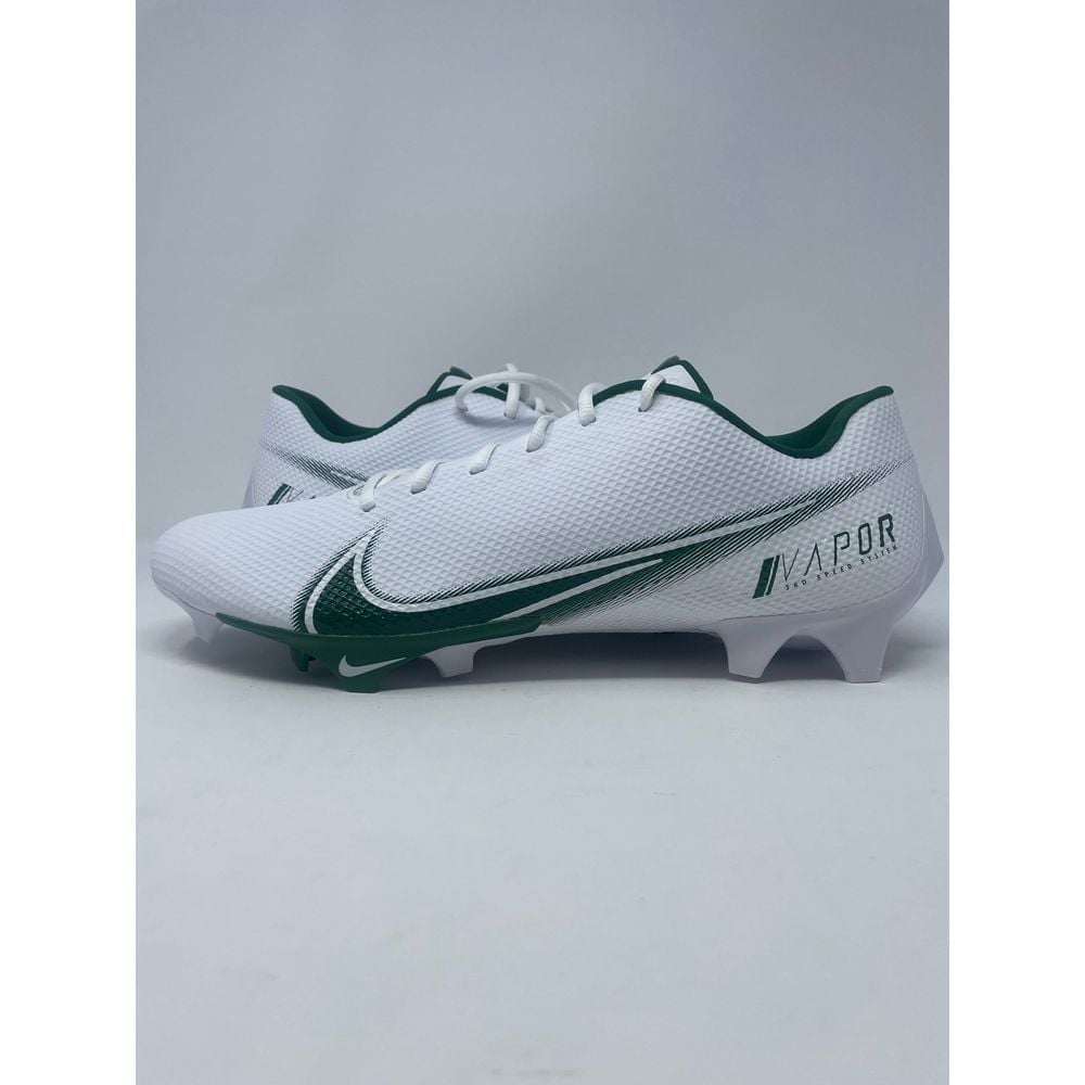 Nike Air Vapor Edge 360 Speed Football Cleats White Green CV6349-106 Men Size 14