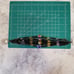 Black Multi Strand Beaded Bracelet Seed Beads Multicolor Boho Funky Statement