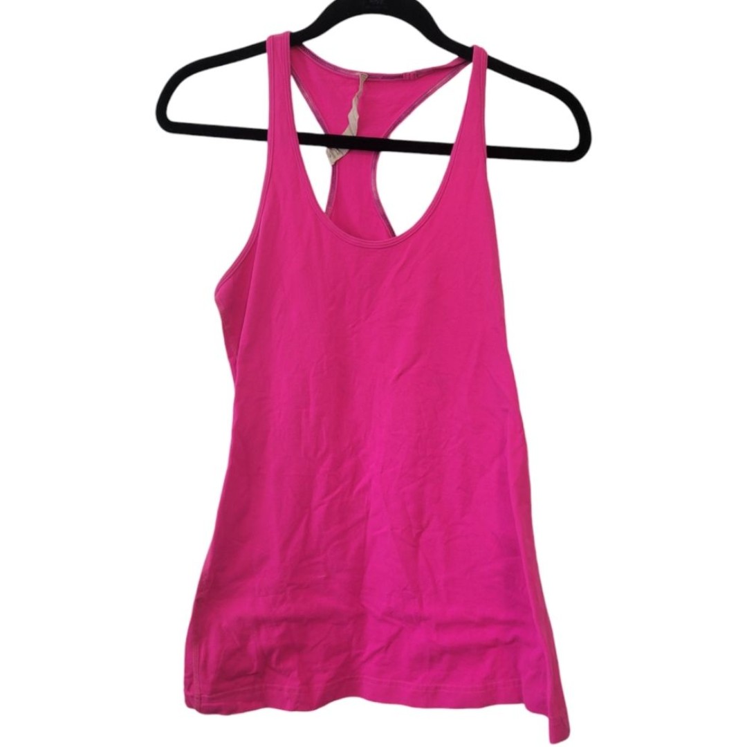 Lululemon Hot Pink Racerback Athletic Workout Tank Size 10