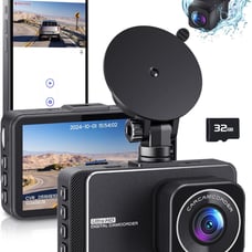 Dash Cam, Dashcam Front and Rear Cameras, 4K+2.5K Full HD Dash Camera for Cars,