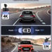 Dash Cam, Dashcam Front and Rear Cameras, 4K+2.5K Full HD Dash Camera for Cars,
