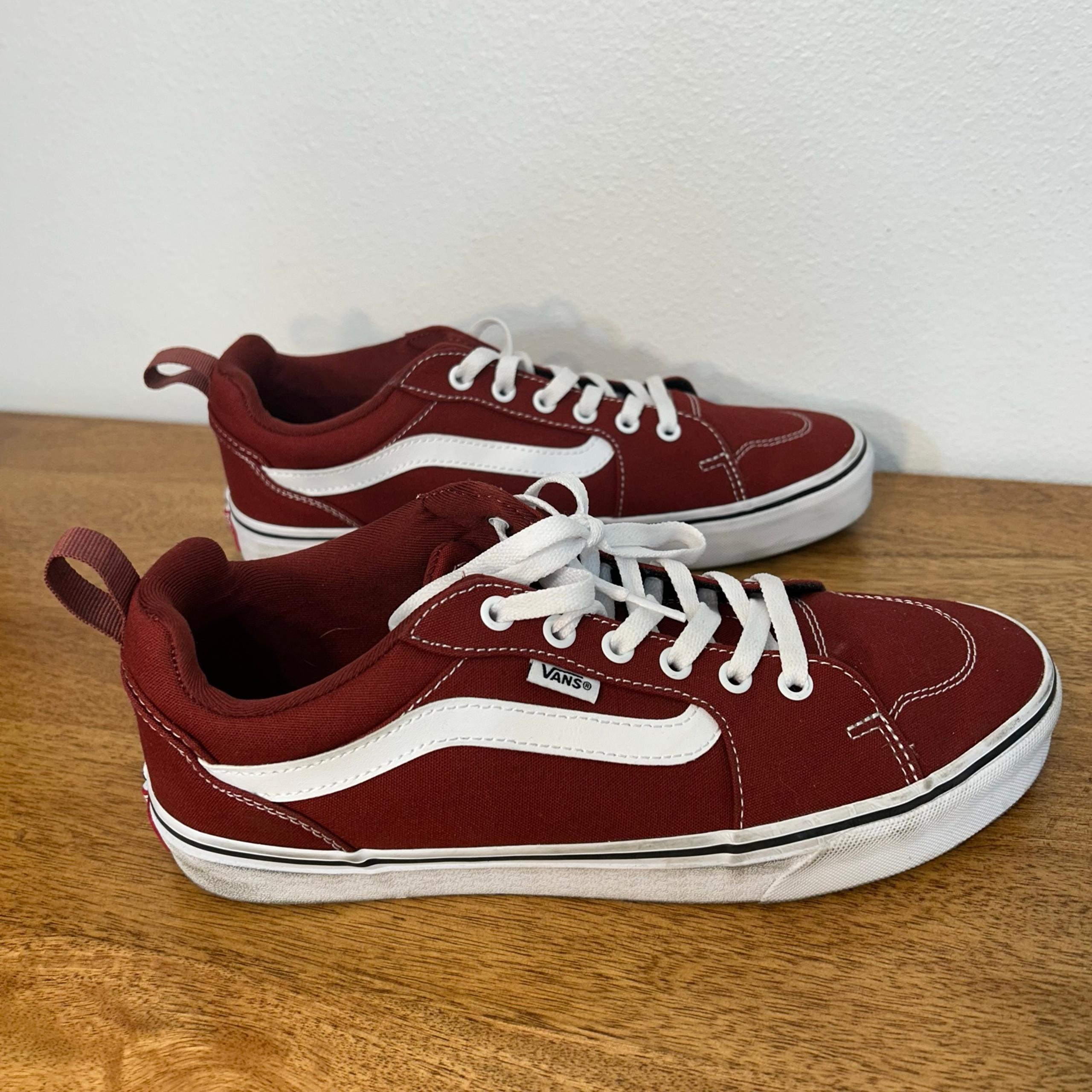 Vans sneakers red mens 9.5