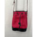 Tommy Hilfiger Red Black Faux Leather Y2K Drawstring Bucket Shoulder Bag
