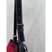 Tommy Hilfiger Red Black Faux Leather Y2K Drawstring Bucket Shoulder Bag