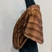 HENRI KESSLER Blonde Mink Fur Stole Evening Wrap Cape Lined Vintage Beautiful!