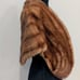 HENRI KESSLER Blonde Mink Fur Stole Evening Wrap Cape Lined Vintage Beautiful!