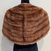 HENRI KESSLER Blonde Mink Fur Stole Evening Wrap Cape Lined Vintage Beautiful!