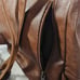 LXY Vegan Leather Backpack Vintage Laptop Bookbag for Women Men Brown Faux.
