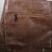 LXY Vegan Leather Backpack Vintage Laptop Bookbag for Women Men Brown Faux.