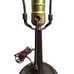 P.S.T. Industries Paul Sahlin Tiffany Lamp Base Accent Table Lamp + Orig Finial