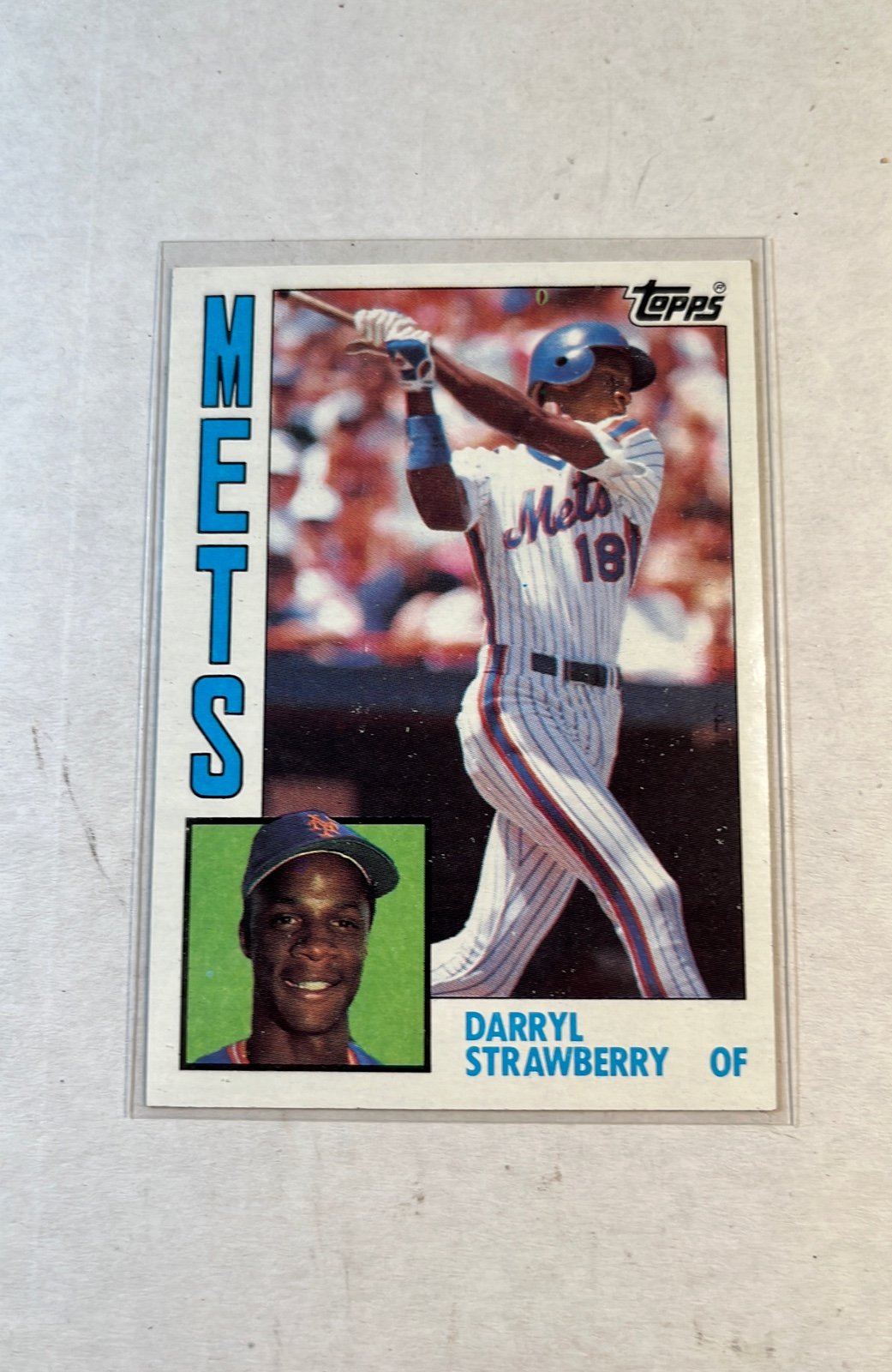 1984 Topps #182 Darryl Strawberry Rookie Card