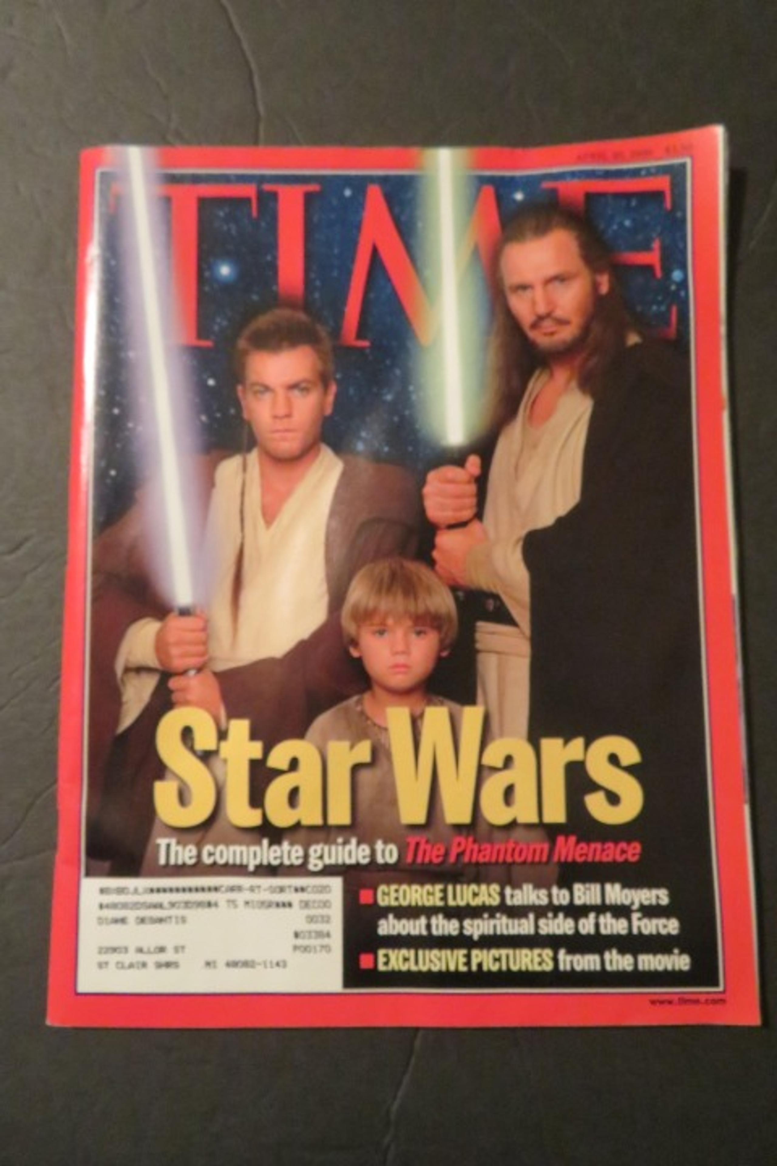 Time Magazine April 26, 1999 Star Wars Complete Guide to Phantom Menace (CB122)
