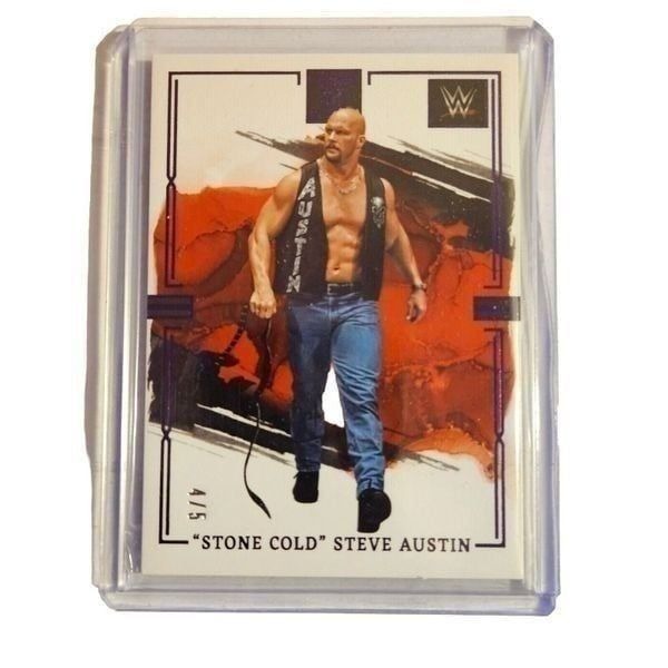 2023 WWE Panini Impeccable LEGENDS AMETHYST STONE COLD STEVE AUSTIN /5