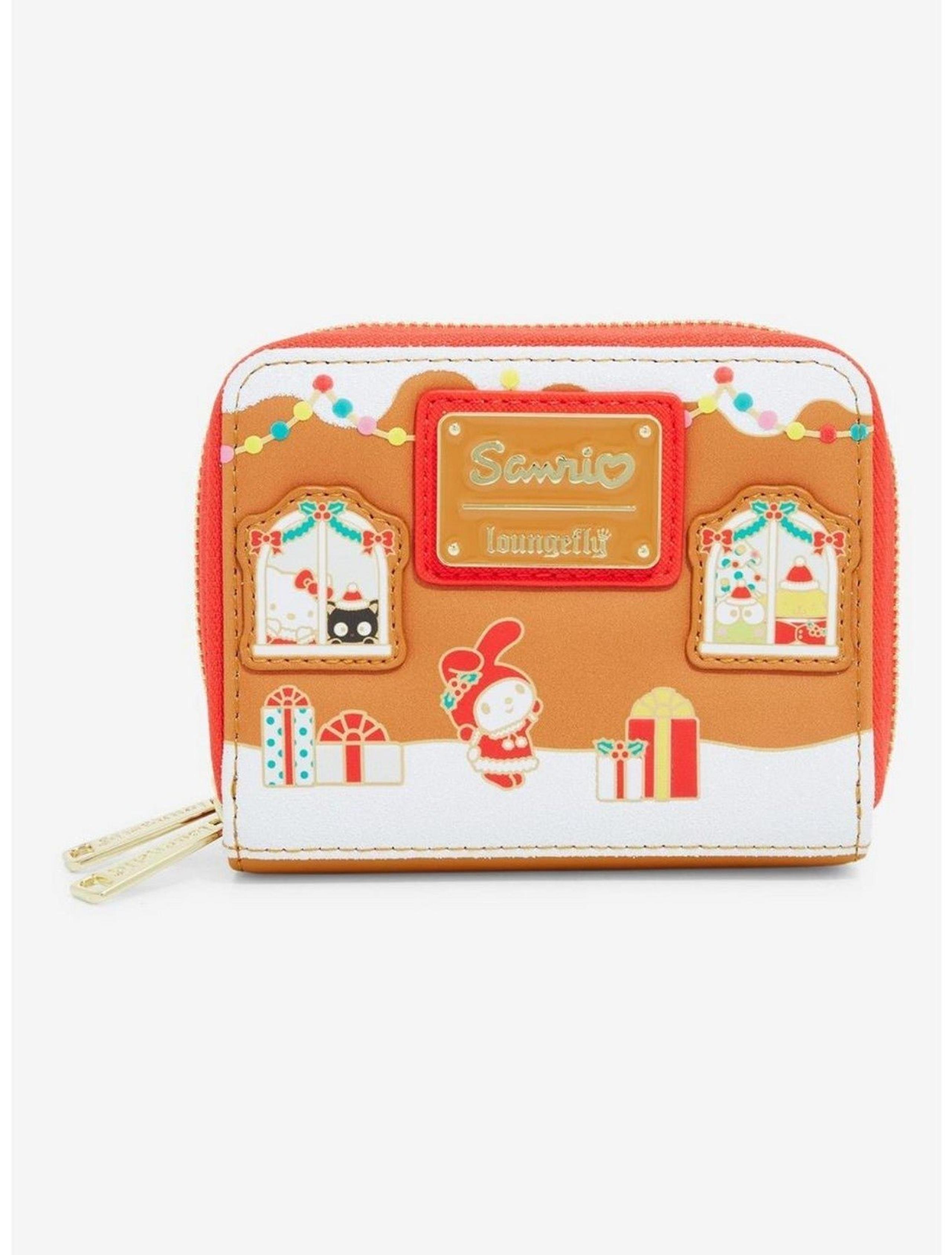 Loungefly Sanrio Hello Kitty & Friends Gingerbread House Small Zip Wallet