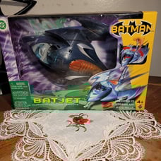 DC Batman Figure Batjet Vehicle Bat Jet C0055 Mattel 2003