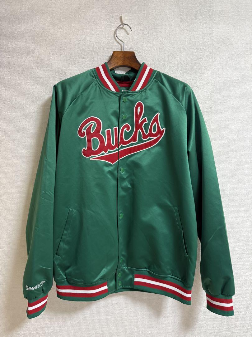 ¥ellow Bucks Jacket Mitchell and Ness L