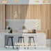 Gold Pendant Lights, 3 Pack