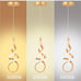 Gold Pendant Lights, 3 Pack