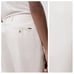 NWT. Massimo Dutti White Cotton/Linen Blend Denim-like Trousers. Size 30/EUR 38.