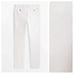 NWT. Massimo Dutti White Cotton/Linen Blend Denim-like Trousers. Size 30/EUR 38.