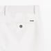 NWT. Massimo Dutti White Cotton/Linen Blend Denim-like Trousers. Size 30/EUR 38.