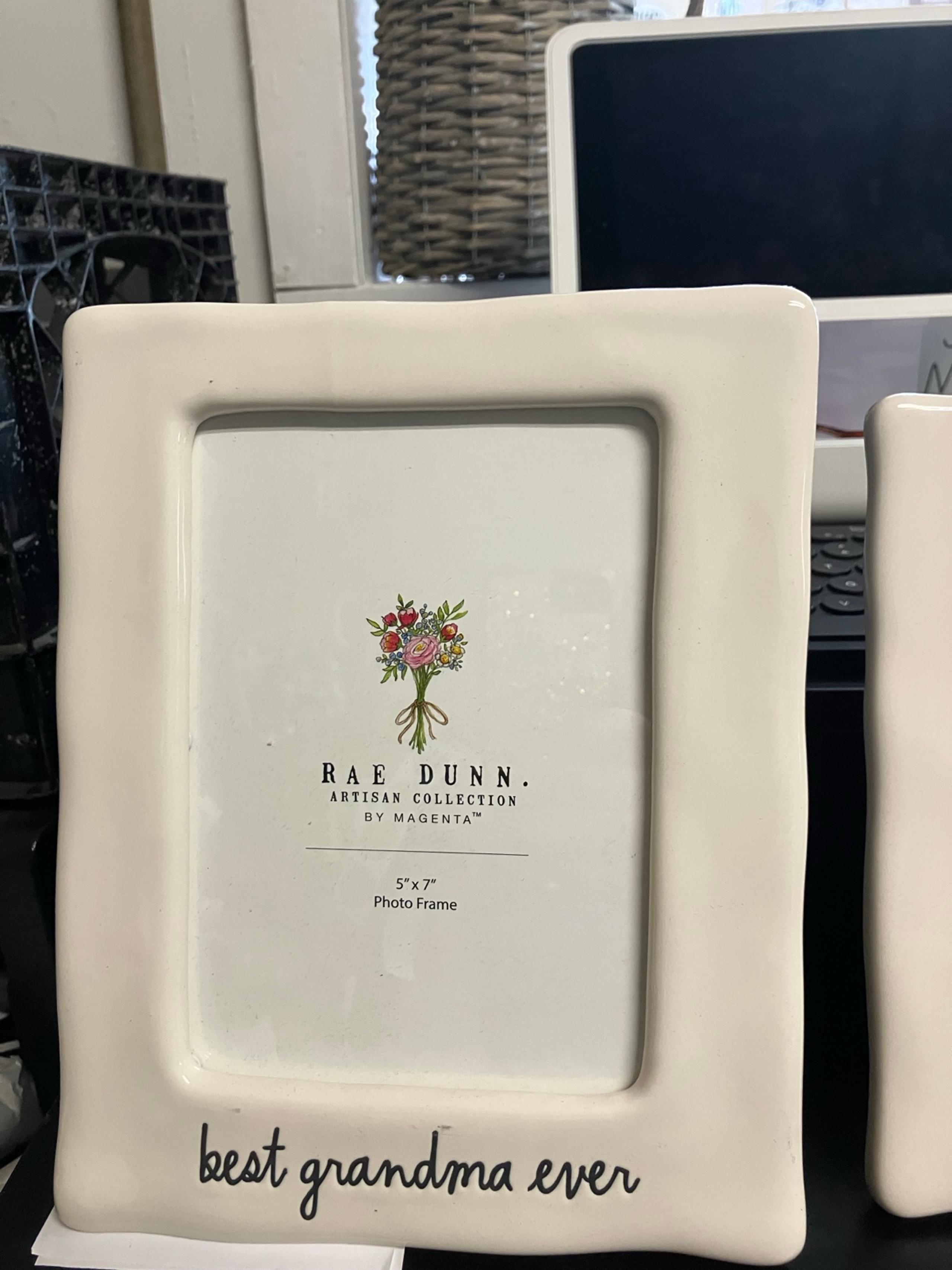 Rae dunn ceramic photo frame