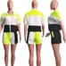 Ladies color block 2pc short set sz Large