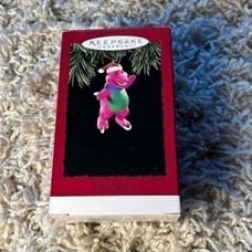 HALLMARK Keepsake 1994 BARNEY The Purple Dinosaur CHRISTMAS ORNAMENT Vintage NEW