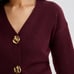 Commense Elegant Metal Button Short Cardigan