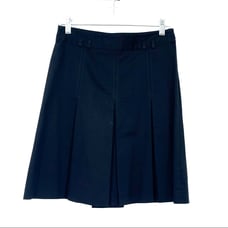 Ted Baker London Black Mini Shirt Pleated A Line School Girl Skirt Womens SZ 0