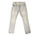 Free World size 38 light blue jeans distressed