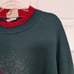Vintage Cardinal Sweatshirt Womens Size XL Green Red Winter Granny USA Made