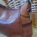 Designer Fossil vintage pebbled leather satchel pebbled crocodile Handbag Purse
