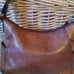 Designer Fossil vintage pebbled leather satchel pebbled crocodile Handbag Purse