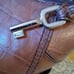 Designer Fossil vintage pebbled leather satchel pebbled crocodile Handbag Purse
