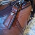 Designer Fossil vintage pebbled leather satchel pebbled crocodile Handbag Purse