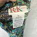 Vtg. R & K Size 14 Maxi Halter Dress Stretch Smocked Empire Waist Plunge Neck