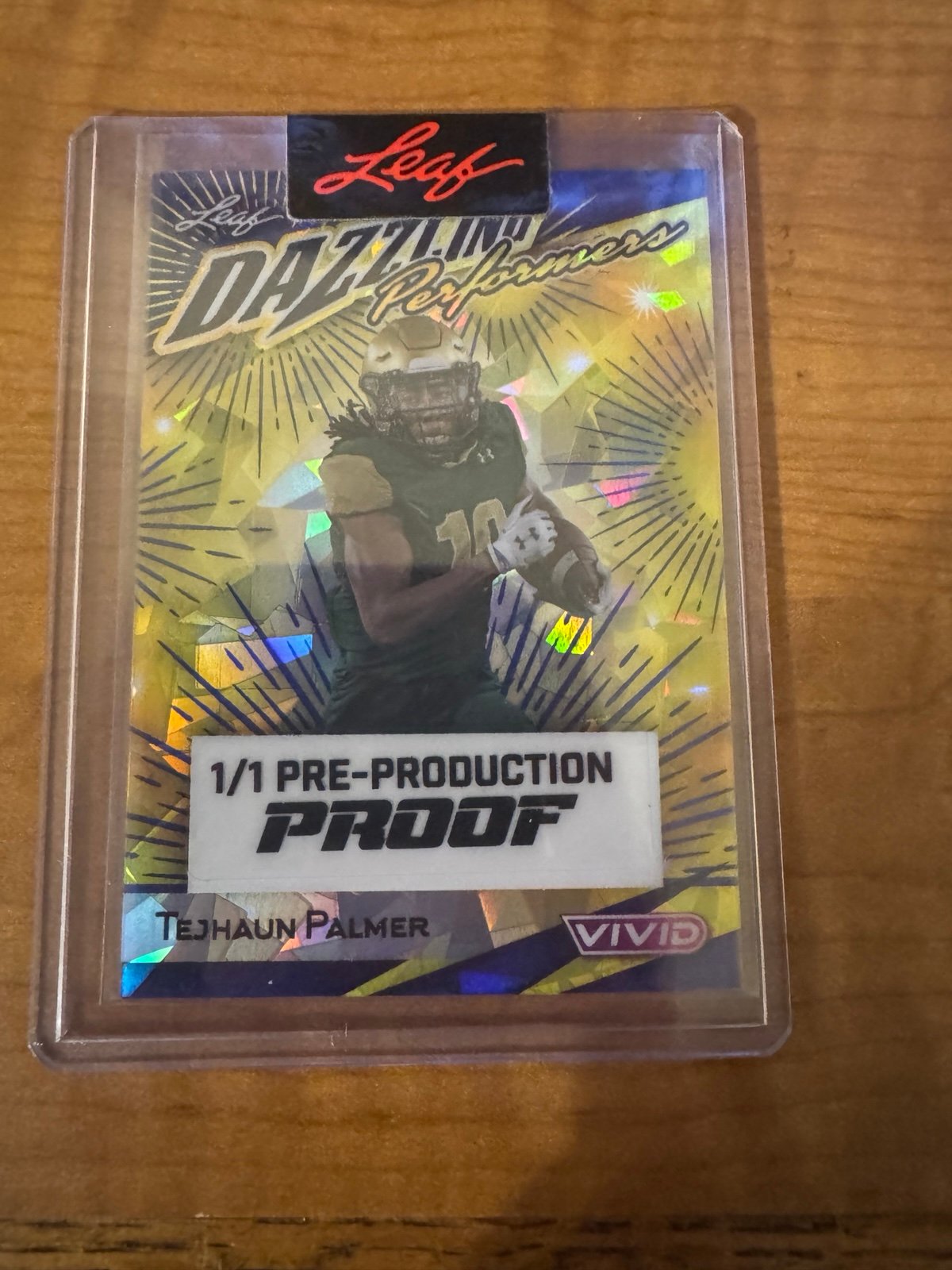 Tejhaun Palmer 1/1 pre production