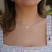 14K Solid Gold Sideways Cross Necklace | A Gift of Devotion and Style |